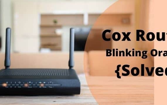 Cox Router Blinking Orange