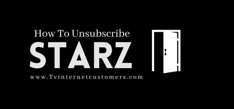 Unsubscribe from starz
